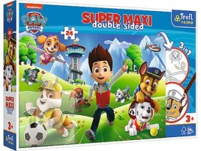 TREFL 41001 Puzzle 24 SUPER MAXI Dobrodružství psí hlídky