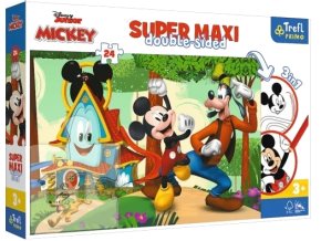 TREFL 41012 Puzzle 24 SUPER MAXI Veselý domeček a přátelé
