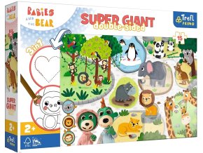 TREFL 42000 Puzzle 15 obřích bobrů ze zoo