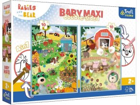 TREFL 43000 Baby MAXI 2x10 Poznej Bobbyho Puzzle