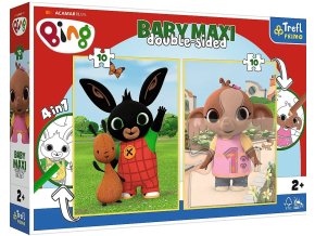TREFL 43002 Baby MAXI 2x10 Bing Bunny Puzzle