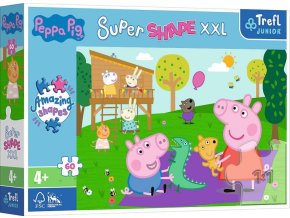 TREFL 50011 Puzzle 60 XXL Hrajeme si s bratrem / Prasátko Peppa