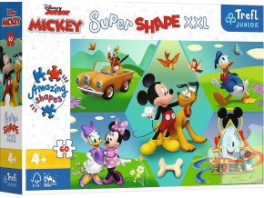 TREFL 50014 Puzzle 60 XXL S Mickeym je vždycky zábava