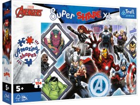 TREFL 50018 Puzzle 104 XL Twoi ulubieni Avengersi