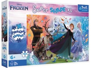 TREFL 50022 Puzzle 160 XL Objevte svět Frozen