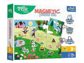 TREFL 93166 Magnetické puzzle - Treffle Day