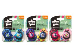 TT 43335802 Smoczek uspokajający FUN STYLE 6-18m 2 szt.
