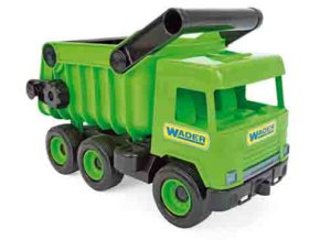 WADER 32101 Střední nákladní automobil - sklápěč zelený