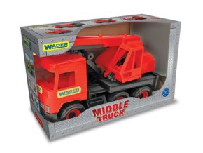 WADER 32112 Střední náklaďák - Jeřáb červený