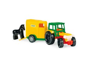 WADER 35003 Traktor s přívěsem pro koně