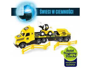 WADER 36430 Magic Truck Technic přívěs s buldozerem