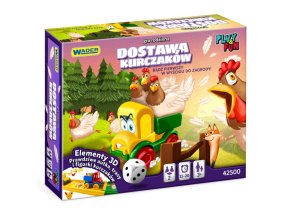 WADER 42500 Rodinná hra s kuřecím masem pro zábavu a hraní