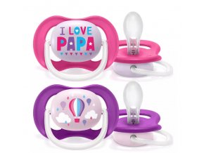 AVENT SCF080/04 Ultra Air figurína 6-18M holčička I love papa/balonek