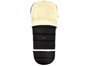 WOMAR S20+iGROW Spací pytel na kočárek Wool Black