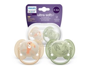 AVENT SCF091/07 Ultra Soft 0-6m papoušek/listová figurína