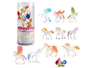 WOOPIE 47030 Sada 16 figurek jednorožců