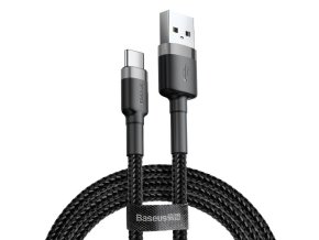 Baseus Cafule kabel USB-C 3A 1m (šedo-černý)