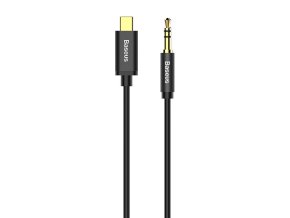Baseus Yiven Audio kabel USB-C na mini jack 3,5 mm, 1,2 m - černý