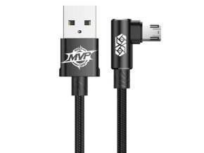 Baseus MVP Kolenový kabel USB na micro USB 2A 1m - černý