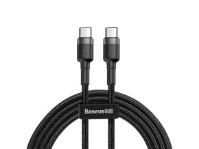Baseus Cafule Cable USB-C PD 2.0 QC 3.0 60W 1m (černo-šedý)