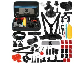 Příslušenství Puluz Ultimate Combo Kits pro akční kamery PKT09 53 v 1
