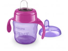 AVENT SCF551/03 Hrnek s náustkem 6+ 200 ml růžový