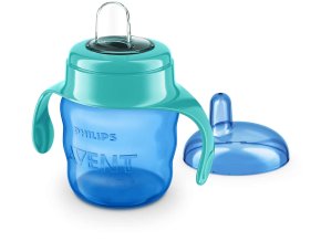 AVENT SCF551/05 Hrnek s náustkem 6+ 200 ml modrý