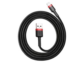 Baseus Cafule USB Lightning Cable 2,4A 0,5m (červeno-černý)