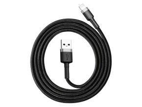 Baseus Cafule USB Lightning Cable 2,4A 1m (šedo-černý)