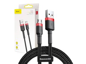 Baseus Cafule Micro USB Cable 2A 3m (černo-červený)