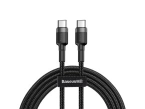 Baseus Cafule PD2.0 60W bleskové nabíjení USB pro kabel typu C (20V 3A) 2m šedo-černý