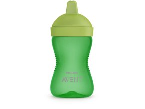AVENT SCF804/03 Tvrdý hrnek s náustkem odolným proti kousání 300 ml 18+ zelený