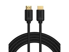 Baseus 2x kabel HDMI 2.0 4K 60Hz, 3D, HDR, 18 Gb/s, 3 m (černý)