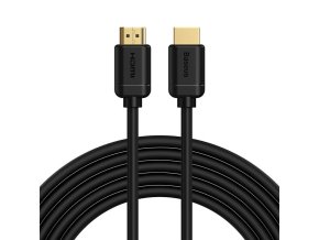 Baseus 2x kabel HDMI 2.0 4K 60Hz, 3D, HDR, 18Gbps, 5m - černý