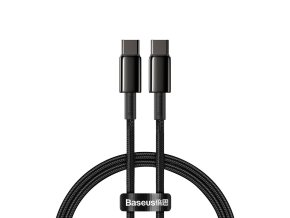 Baseus Tungsten Gold Cable Type-C to Type-C 100W 1m (černý)