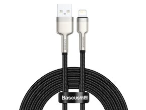 USB kabel pro Lightning Baseus Cafule, 2,4A, 2m (černý)