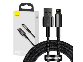 Baseus Tungsten Gold Cable USB to iP 2.4A 2m (černý)