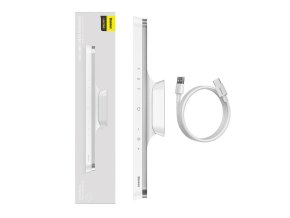 Baseus Magnetic Stepless Lamp Pro, s dotykovým panelem (bílá)