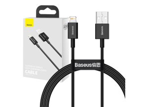 Kabel USB na iP 2,4A 1m (černý)