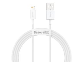 Kabel USB na Lightning 2,4A 1,5 m (bílý)