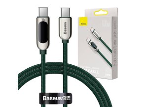 Baseus Display Cable USB-C to USB-C 100W 1m (zelený)