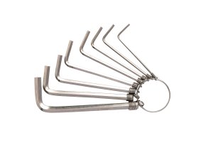 Sady šestihranných klíčů 1,5-6 mm Deli Tools EDL3080 (stříbrné)