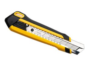 Nůž 25 mm SK4 Deli Tools EDL025 (žlutý)