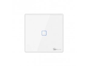 Chytrý bezdrátový nástěnný spínač Sonoff T2EU1C-RF 433MHz (1 kanál)