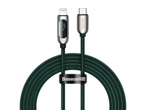 Kabel USB-C pro Lightning Baseus Display, PD, 20W, 2m (zelený)