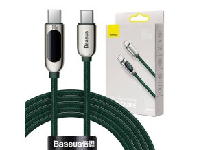 Kabel USB-C k displeji USB-C Baseus, 100 W, 2 m (zelený)