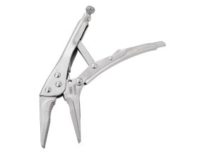 Kleště s dlouhým uzávěrem 9" Deli Tools EDL20015B (stříbrné)