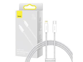 Baseus Dynamic kabel USB-C pro Lightning, 23 W, 1 m (bílý)