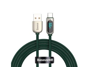 Baseus Kabel k displeji USB Type-C, 66W, 2 m (zelený)