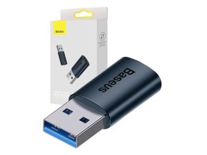 Baseus Ingenuity adaptér USB-A na USB-C OTG (modrý)